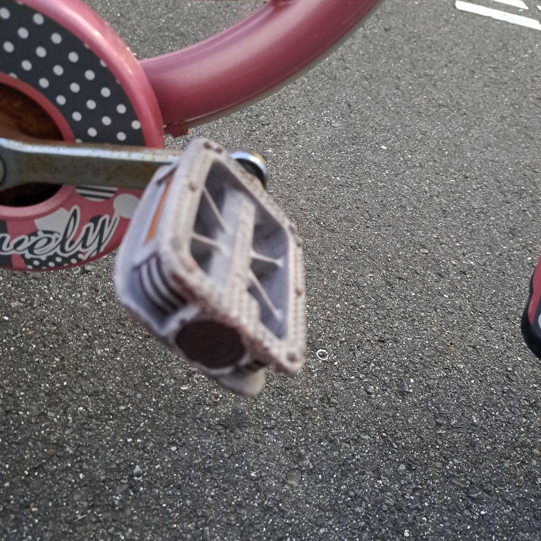 20インチ　子供用自転車 ピンク 前カゴ付き