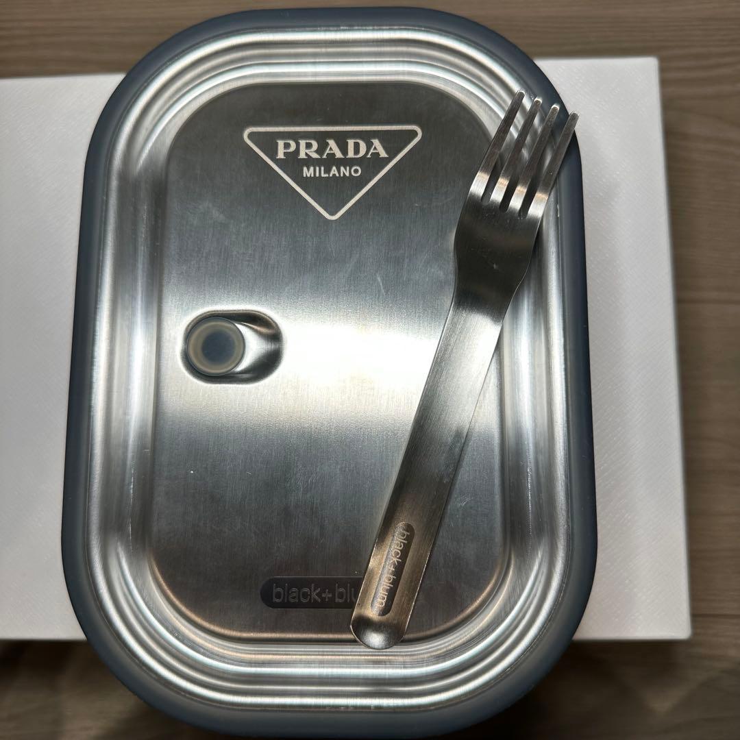 【希少品】PRADA ステンレススチール ランチボックス ラージ