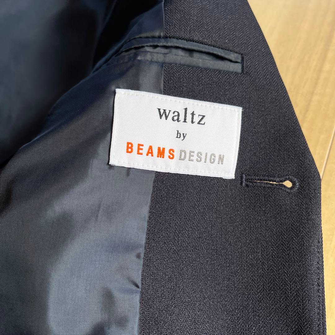 【美品】 ワルツバイビームスデザイン 160 ネイビー 卒業式 結婚式