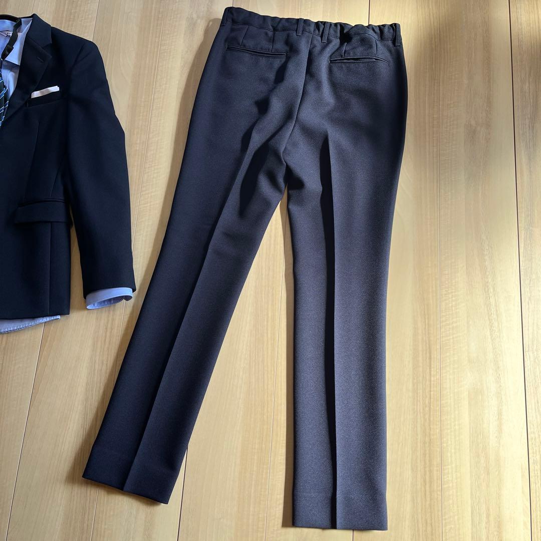 【美品】 ワルツバイビームスデザイン 160 ネイビー 卒業式 結婚式