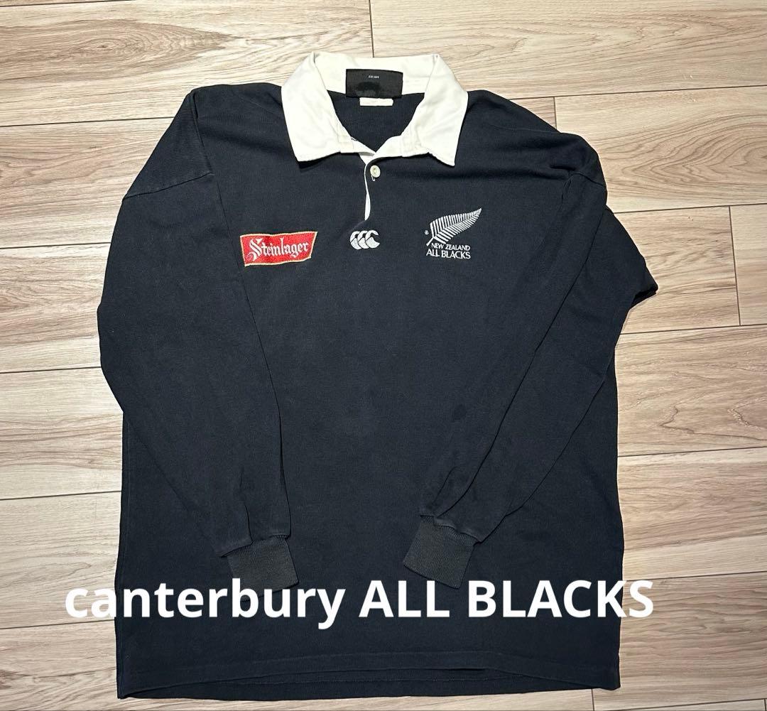 90年代　オールブラックス ラガーシャツ