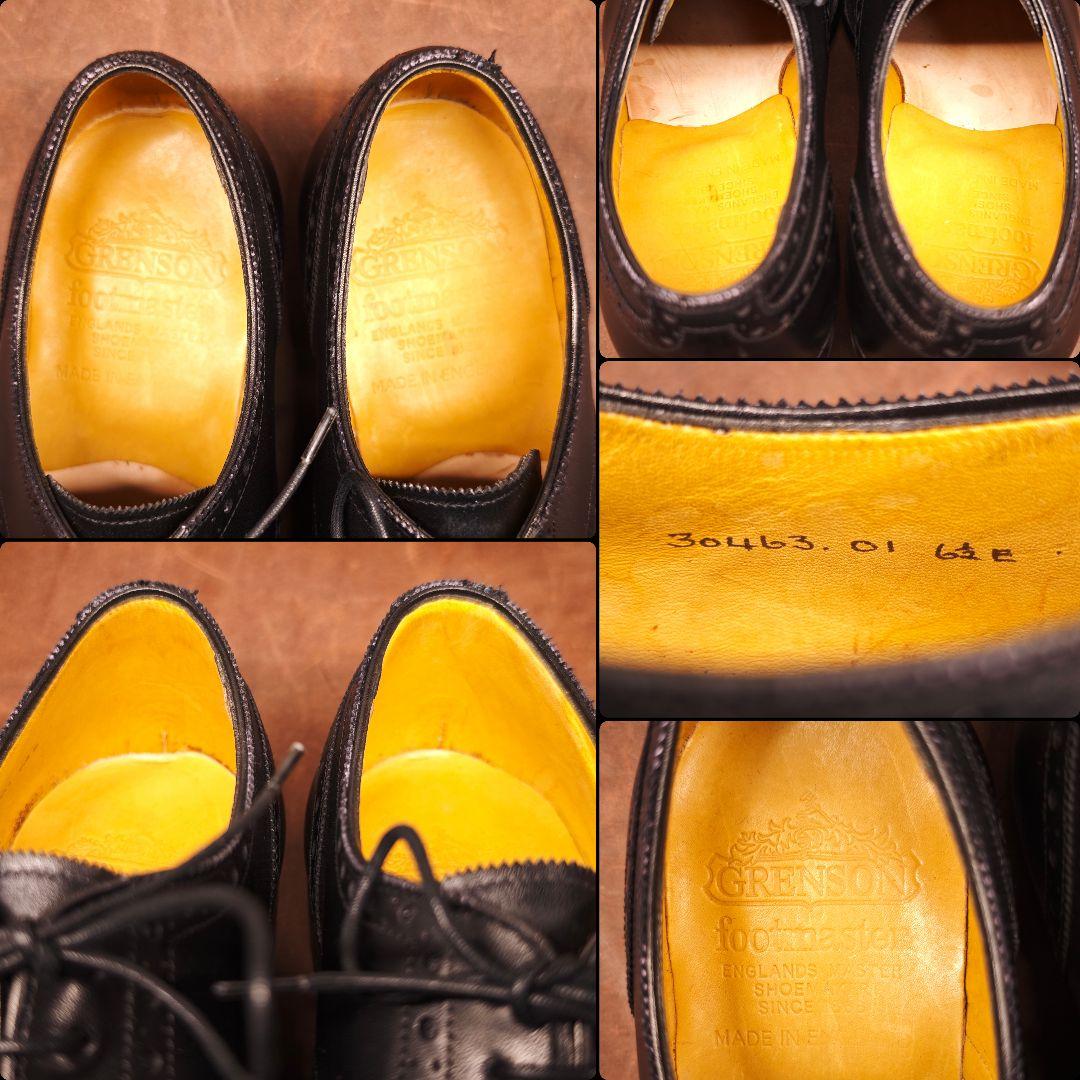 試着のみ　グレンソン　フットマスター　パンチドキャップトゥダービー