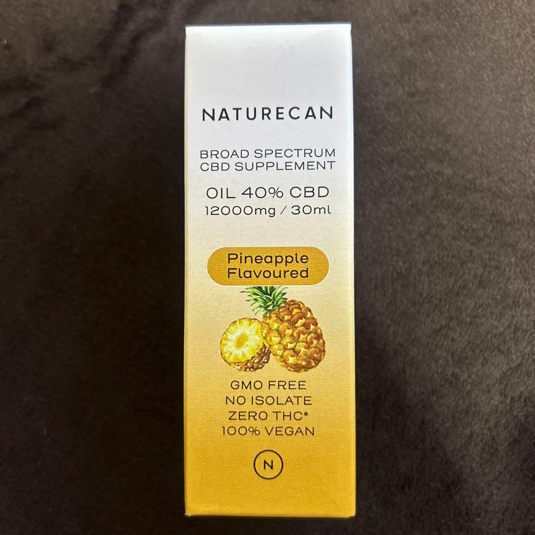 新品未開封☆ネイチャーカン☆40%CBDオイル☆パイナップル味