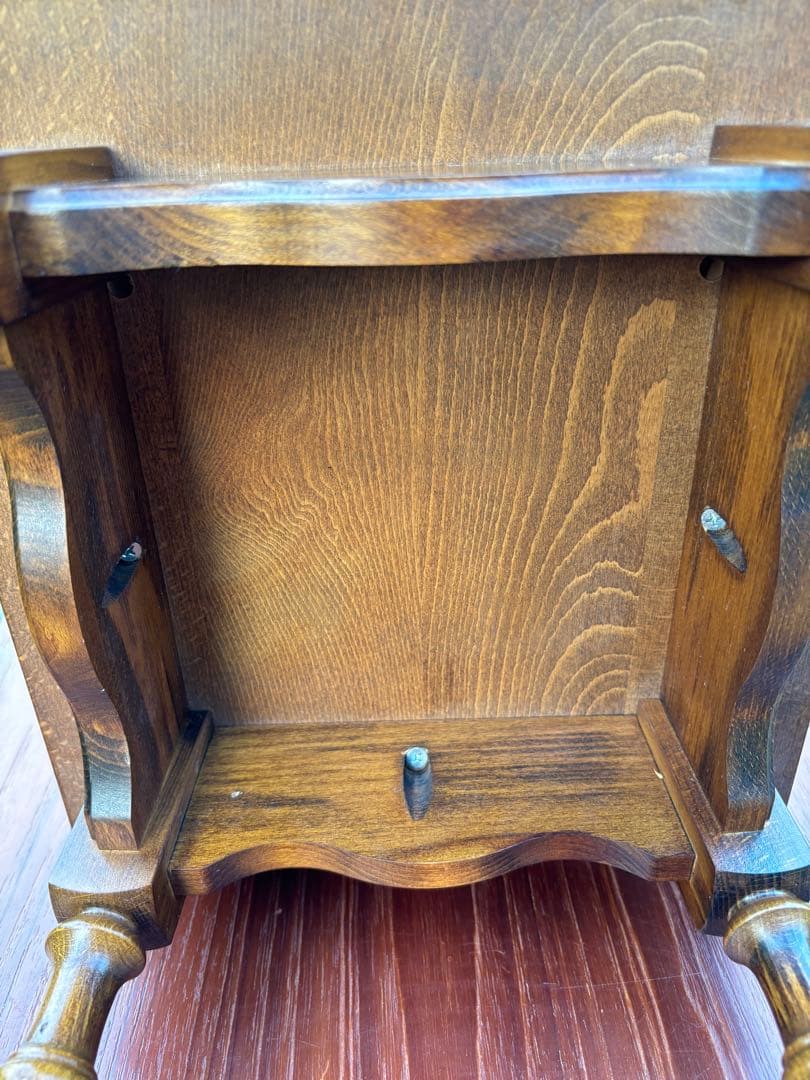 karimoku カリモク コロニアル　サイドテーブル　花台　フラワースタンド