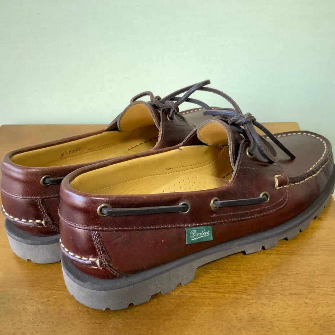 美品 Paraboot パラブーツMAROマーロ6 1/2ブラウン レイドソール