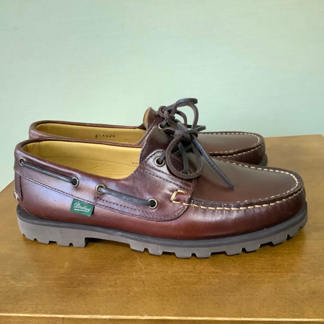 美品 Paraboot パラブーツMAROマーロ6 1/2ブラウン レイドソール