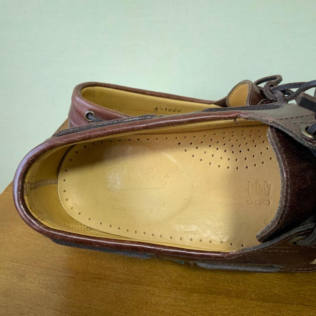 美品 Paraboot パラブーツMAROマーロ6 1/2ブラウン レイドソール