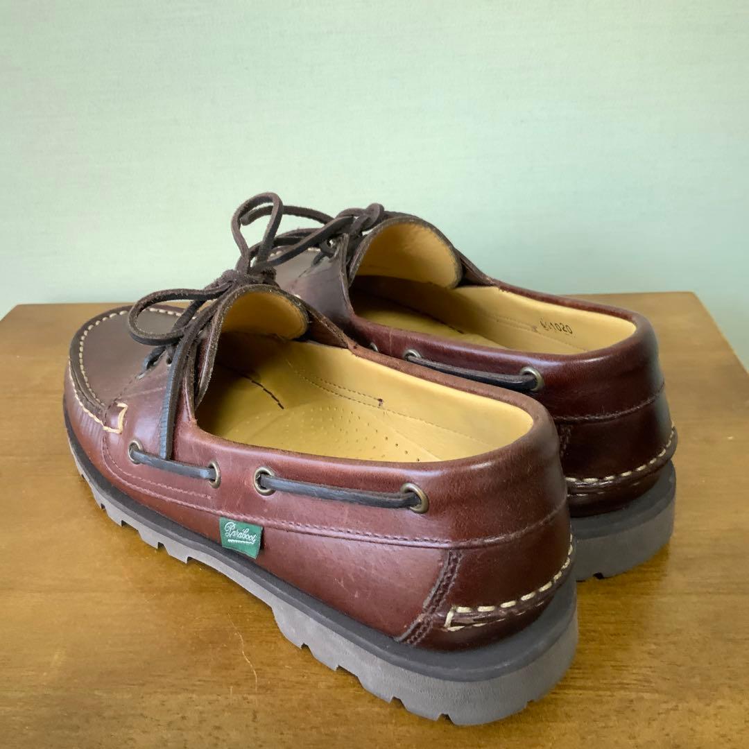 美品 Paraboot パラブーツMAROマーロ6 1/2ブラウン レイドソール