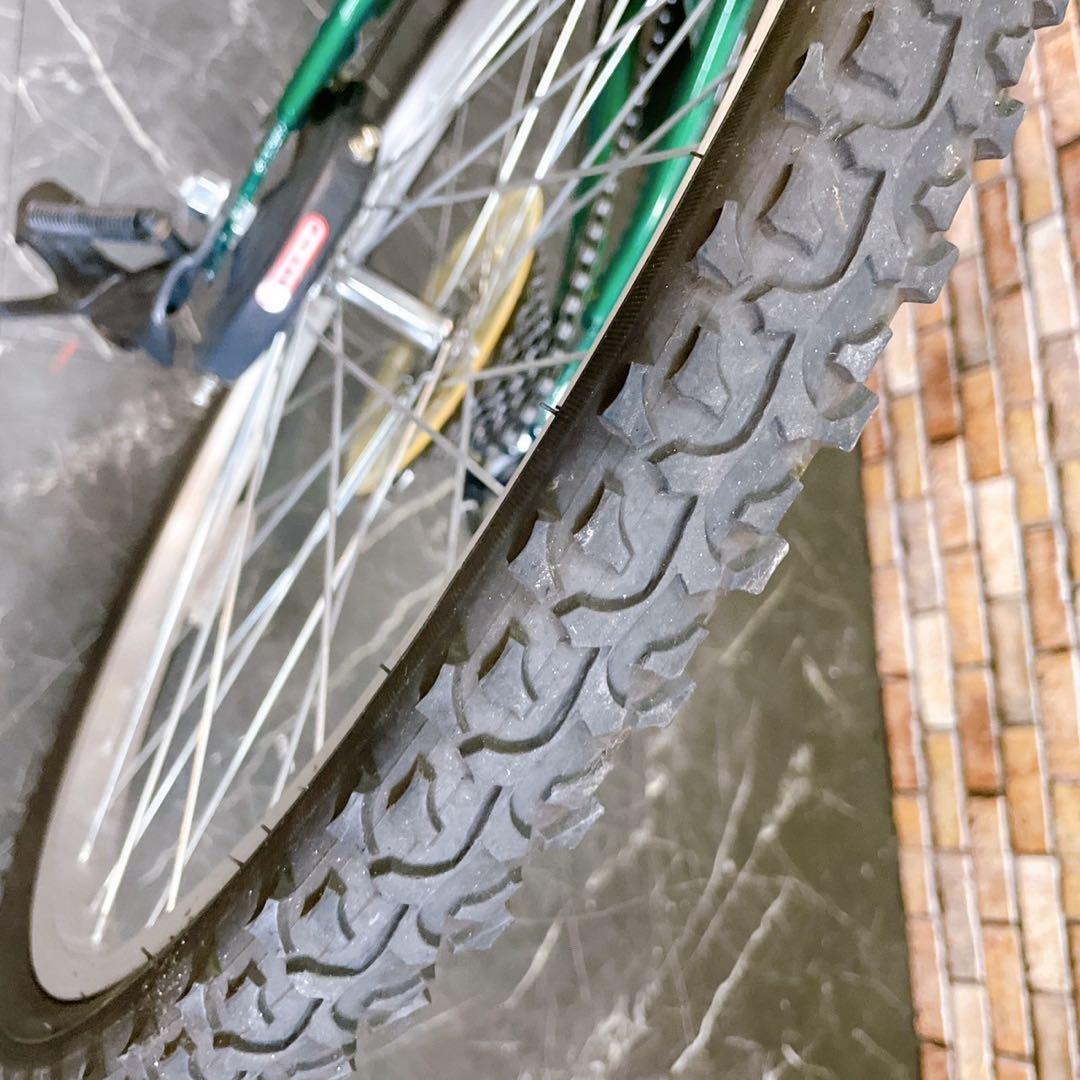 【74】子供用自転車 子供車 TACKLE BOY グリーン 24インチ