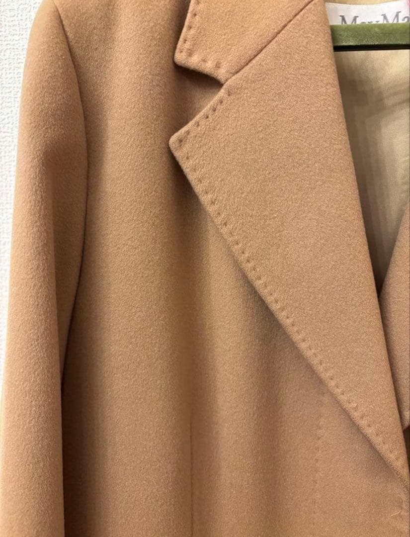 極美品 Max Mara ベージュ チェスターコート 40