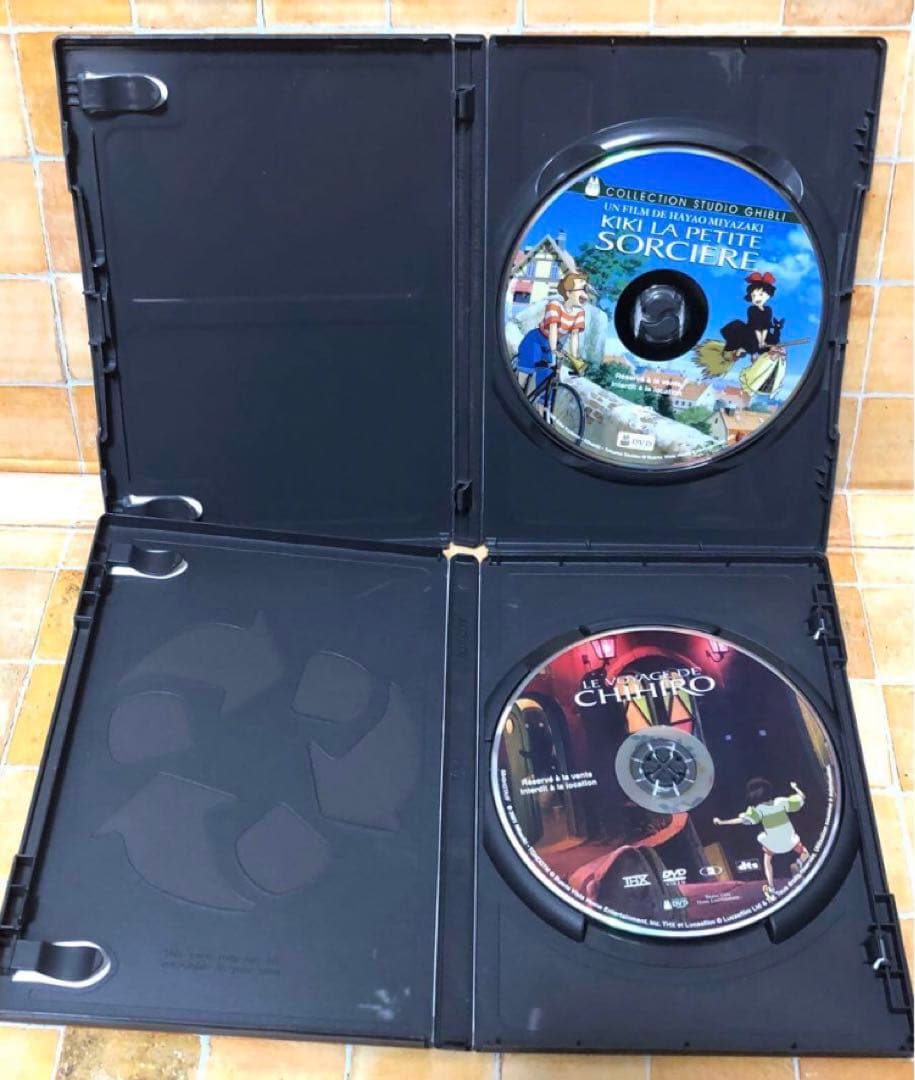 スタジオジブリ DVD ４作品セット [フランス版] 宮崎駿監督　学習用にも最適