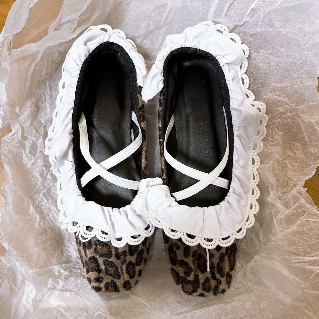 ♡*可様 B. LACE BALLERINAS ビビィフラットバレエシューズ　レ