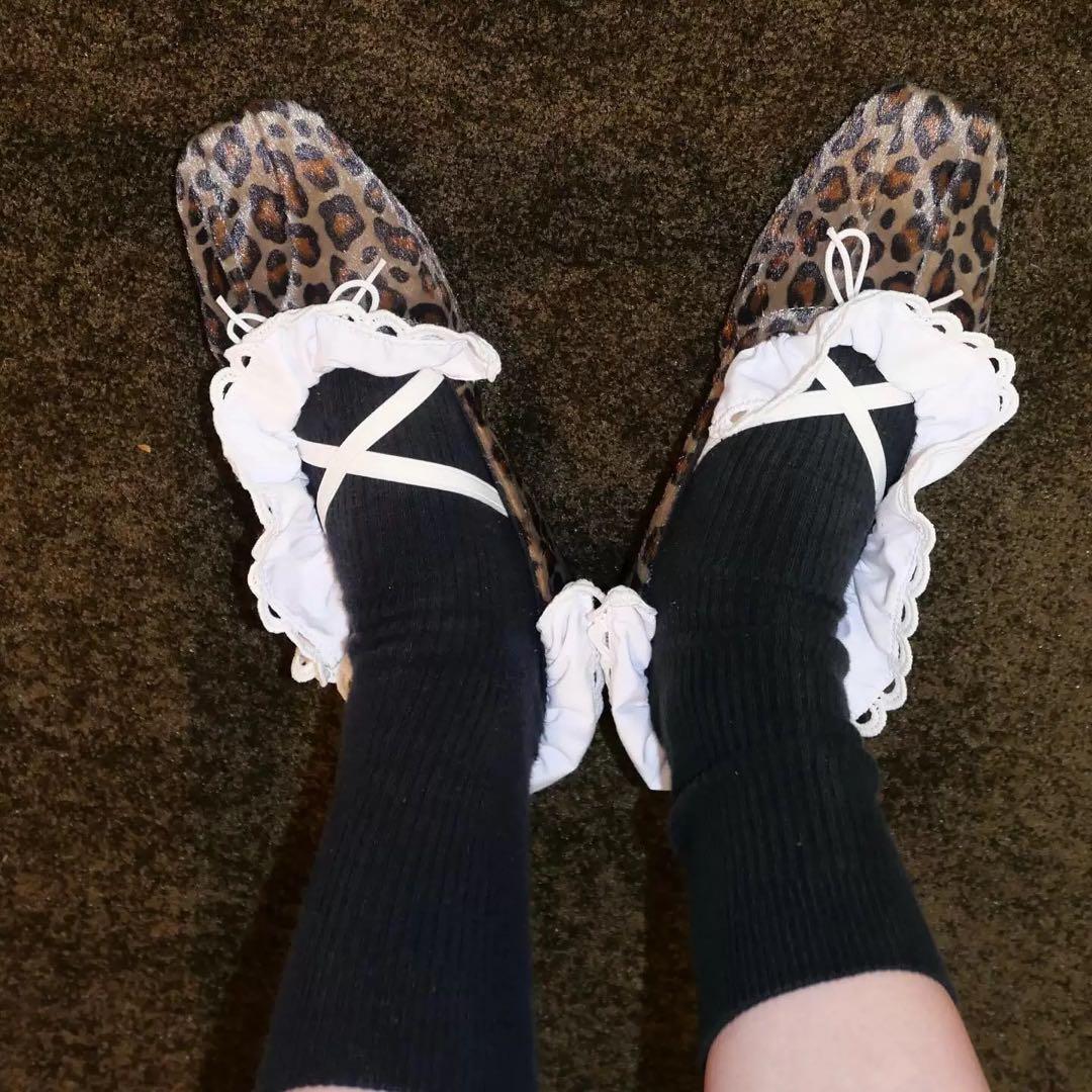 ♡*可様 B. LACE BALLERINAS ビビィフラットバレエシューズ　レ