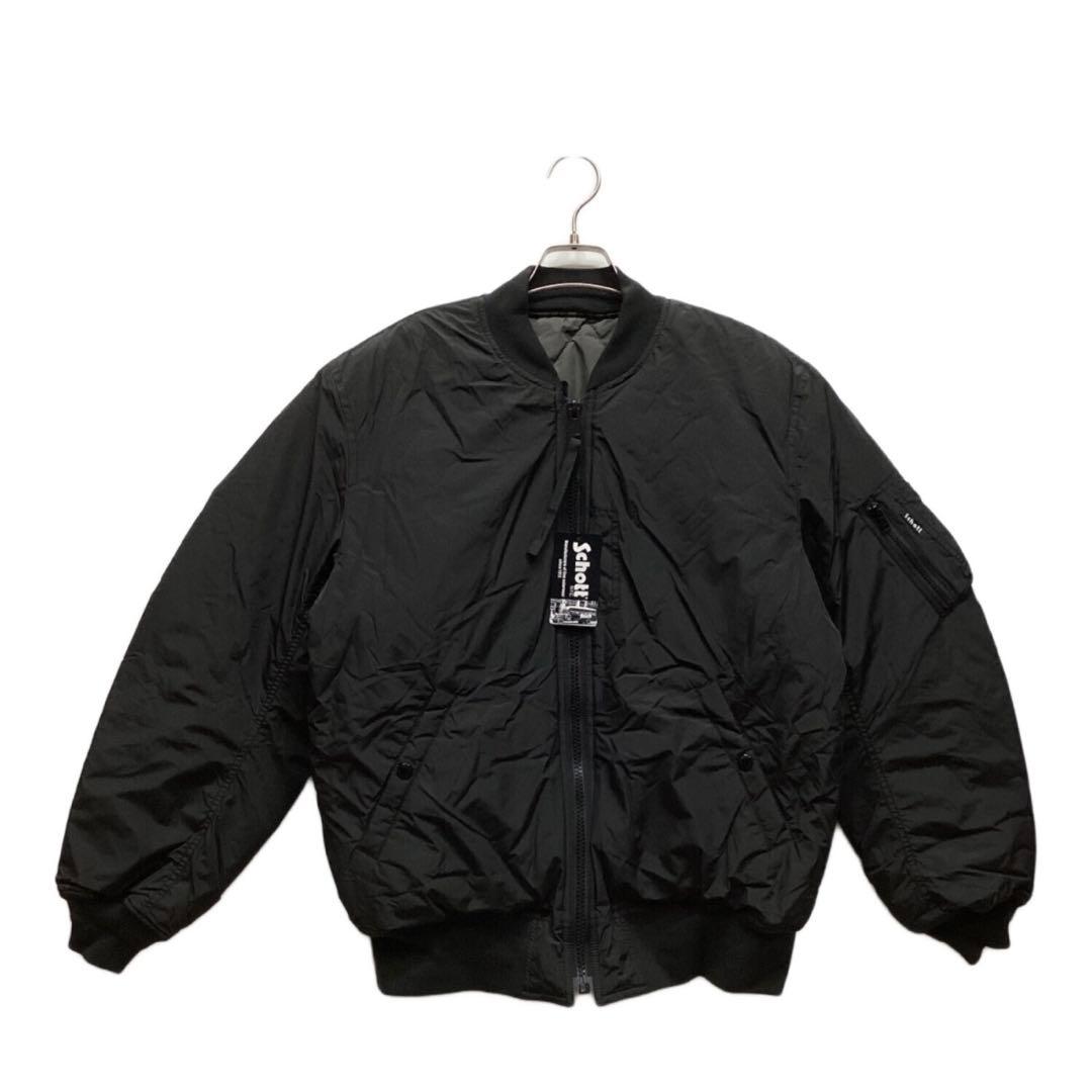 新品タグ付 Schott MA-1 フライトジャケット リバーシブル 黒 XL