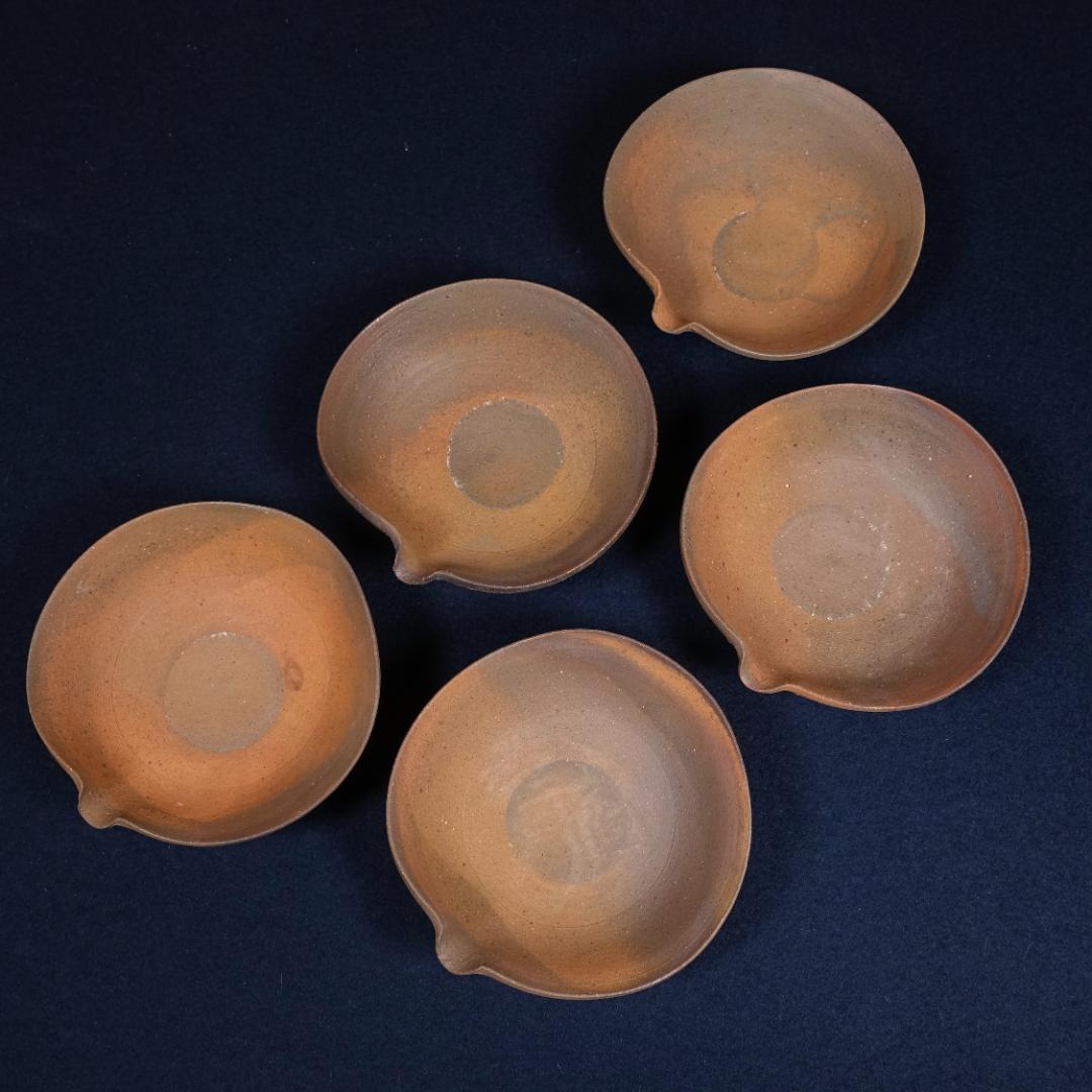 中里隆 本人作 唐津南蛮向付 共箱