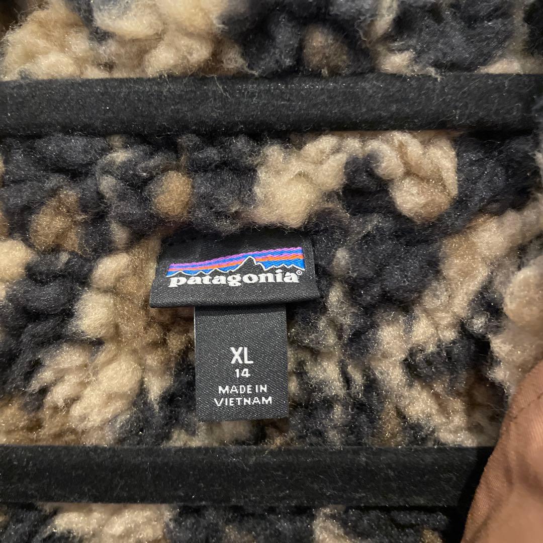 patagonia ボーイズインファーノジャケット ナイロン キャメル XL14