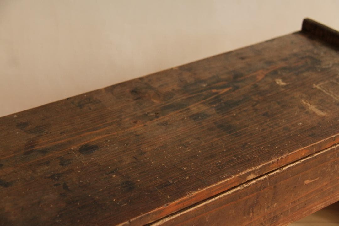 机　文机　テーブル　木製　古道具　アンティーク