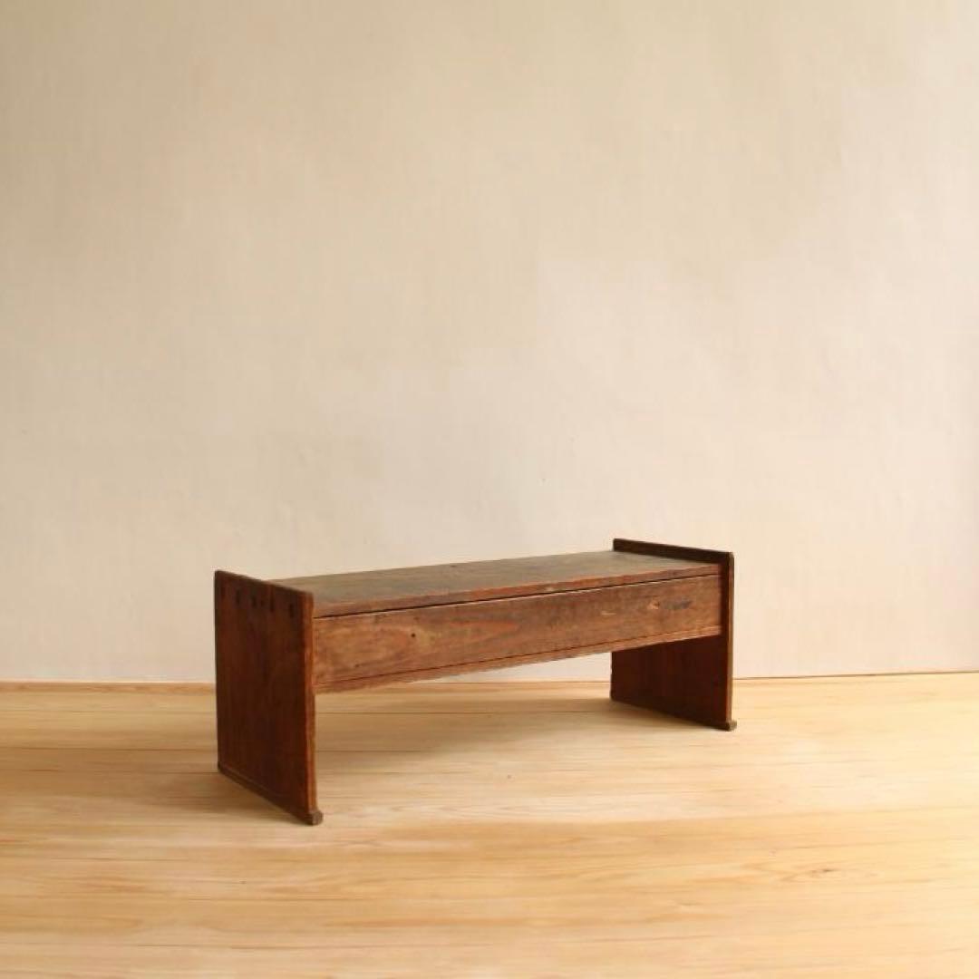 机　文机　テーブル　木製　古道具　アンティーク