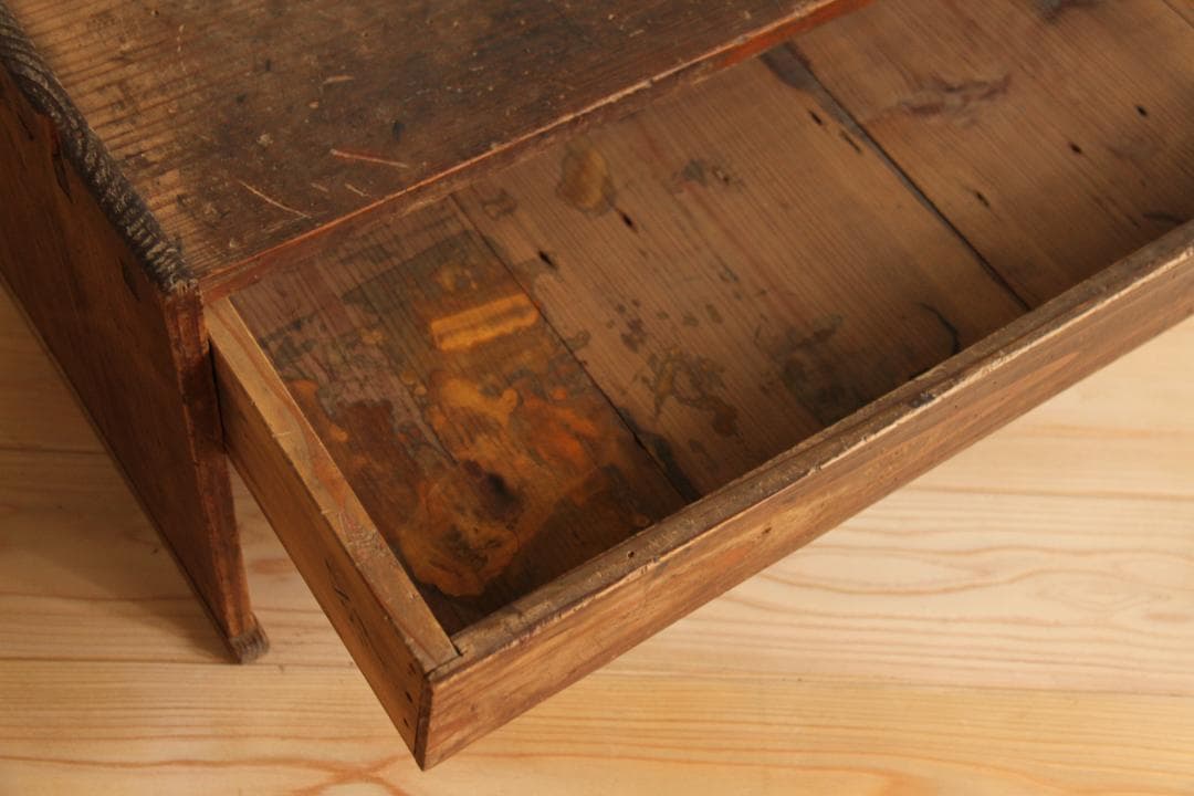 机　文机　テーブル　木製　古道具　アンティーク