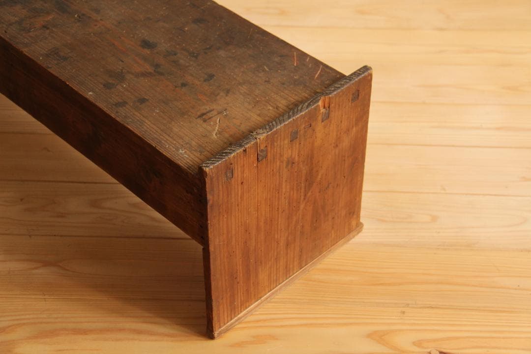 机　文机　テーブル　木製　古道具　アンティーク