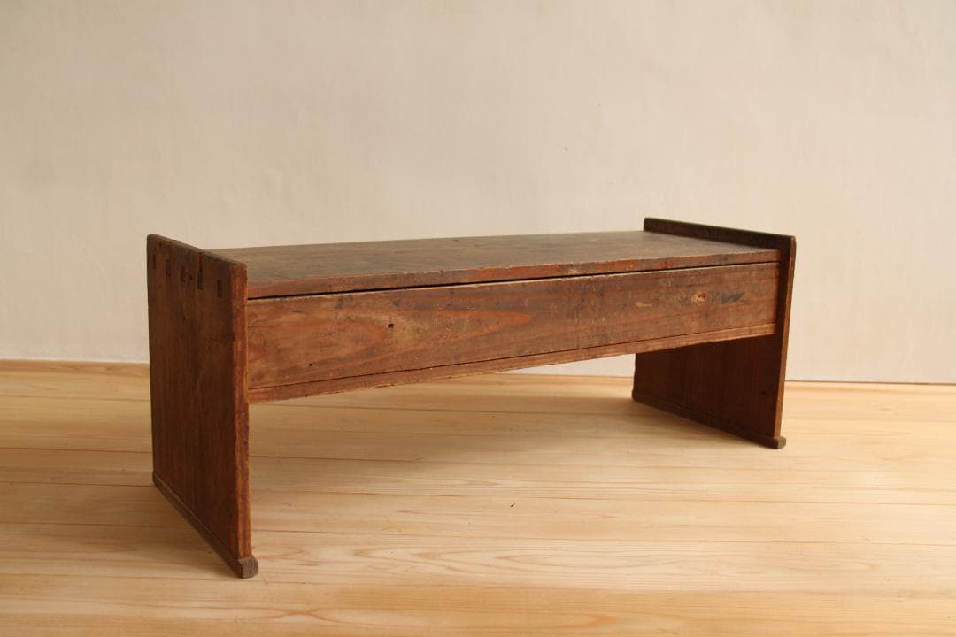 机　文机　テーブル　木製　古道具　アンティーク