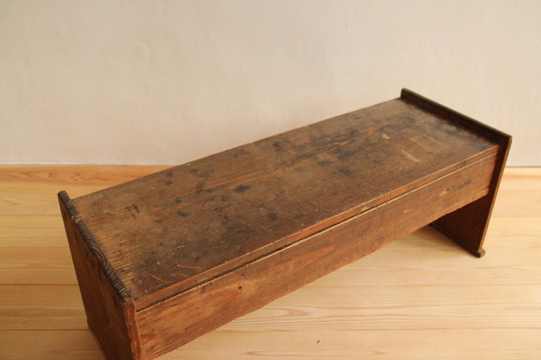 机　文机　テーブル　木製　古道具　アンティーク