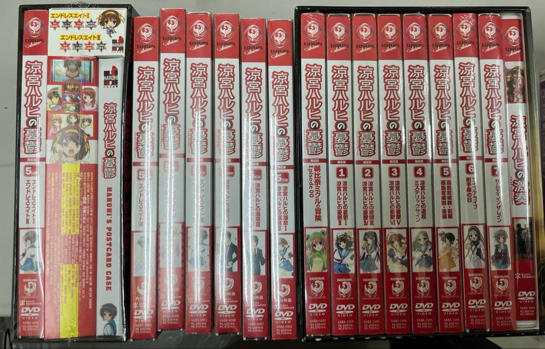 未開封dvd 涼宮ハルヒの憂鬱　セット　box付き