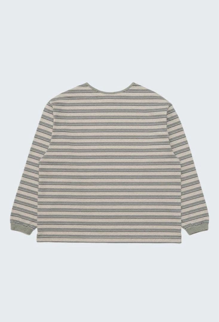 トップス PWA STRIPED PIPING L/S TEE CLOUD L