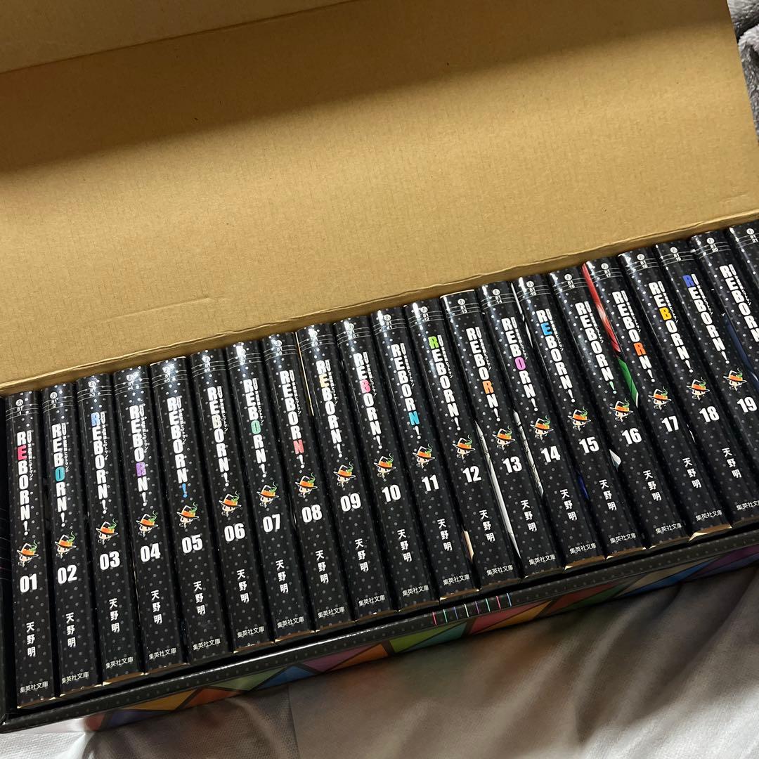 【全21巻】家庭教師ヒットマンREBORN! 文庫版 収納BOX 付【匿名配送】