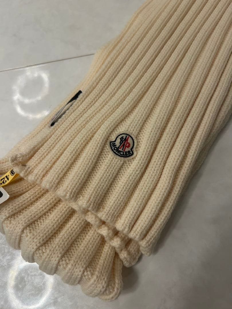 モンクレール リブ マフラー ストール ニット