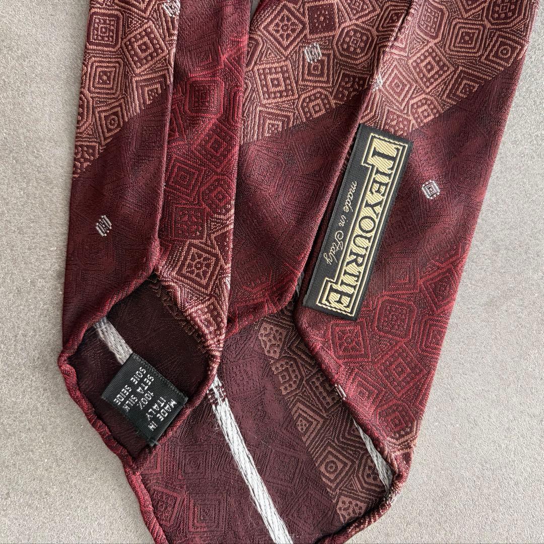 TIE YOUR TIE セッテピエゲ シルクネクタイ