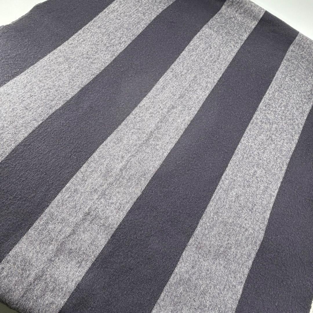 15463✨美品✨ジョンストンズ カシミヤ100% 大判 マフラー ストライプ