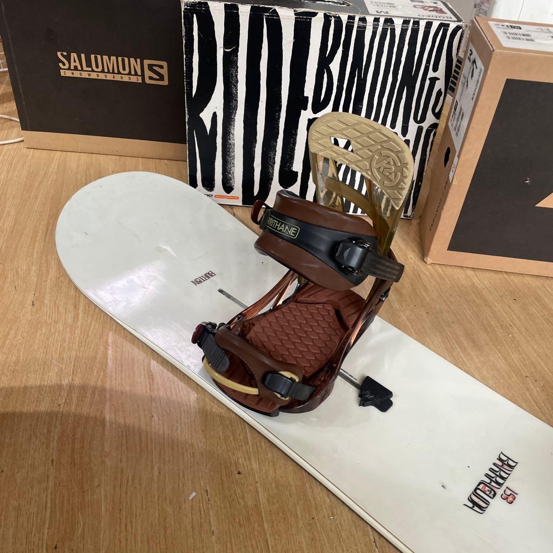 BURTON×K2　バートン　スノーボード　程度良好　バインディング付