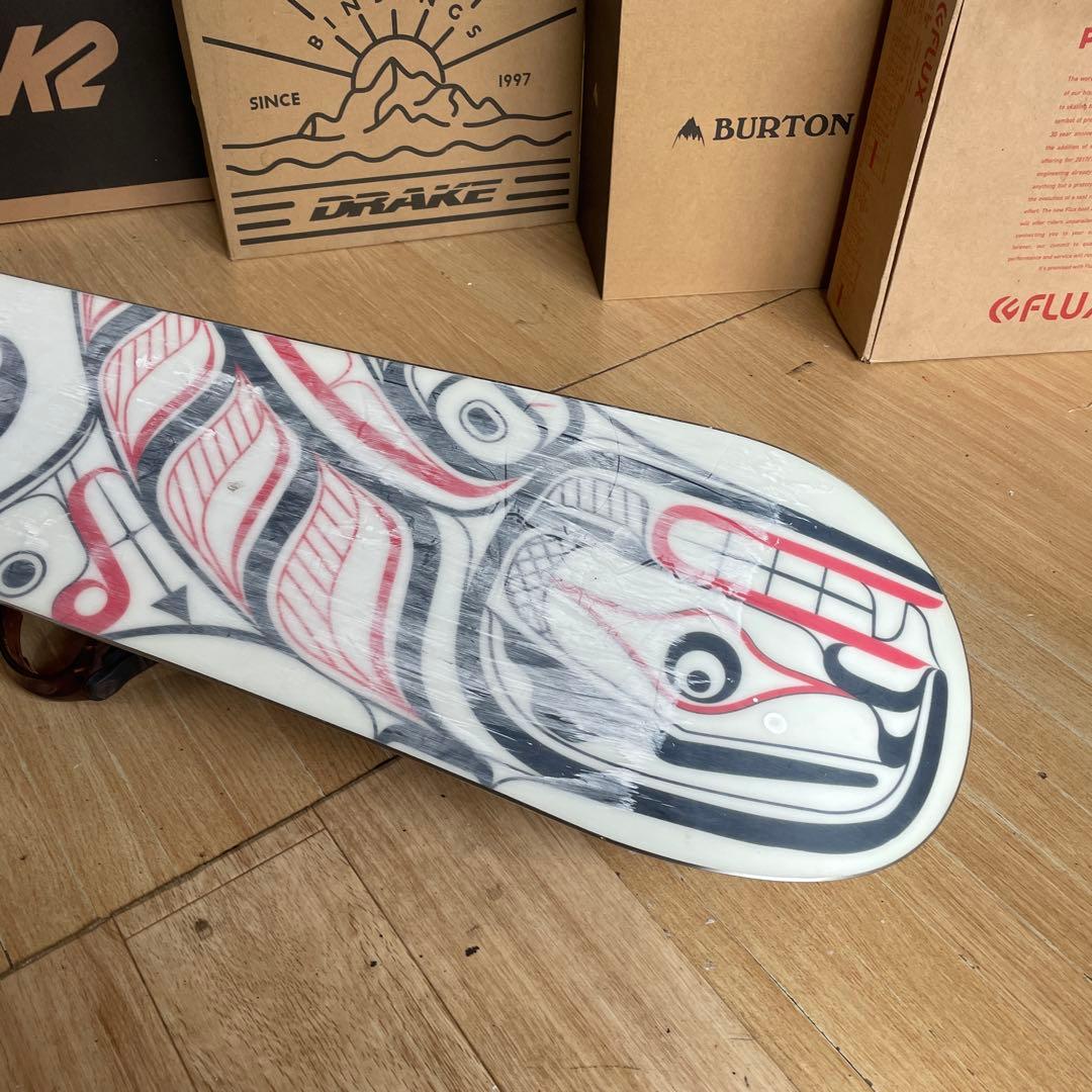 BURTON×K2　バートン　スノーボード　程度良好　バインディング付
