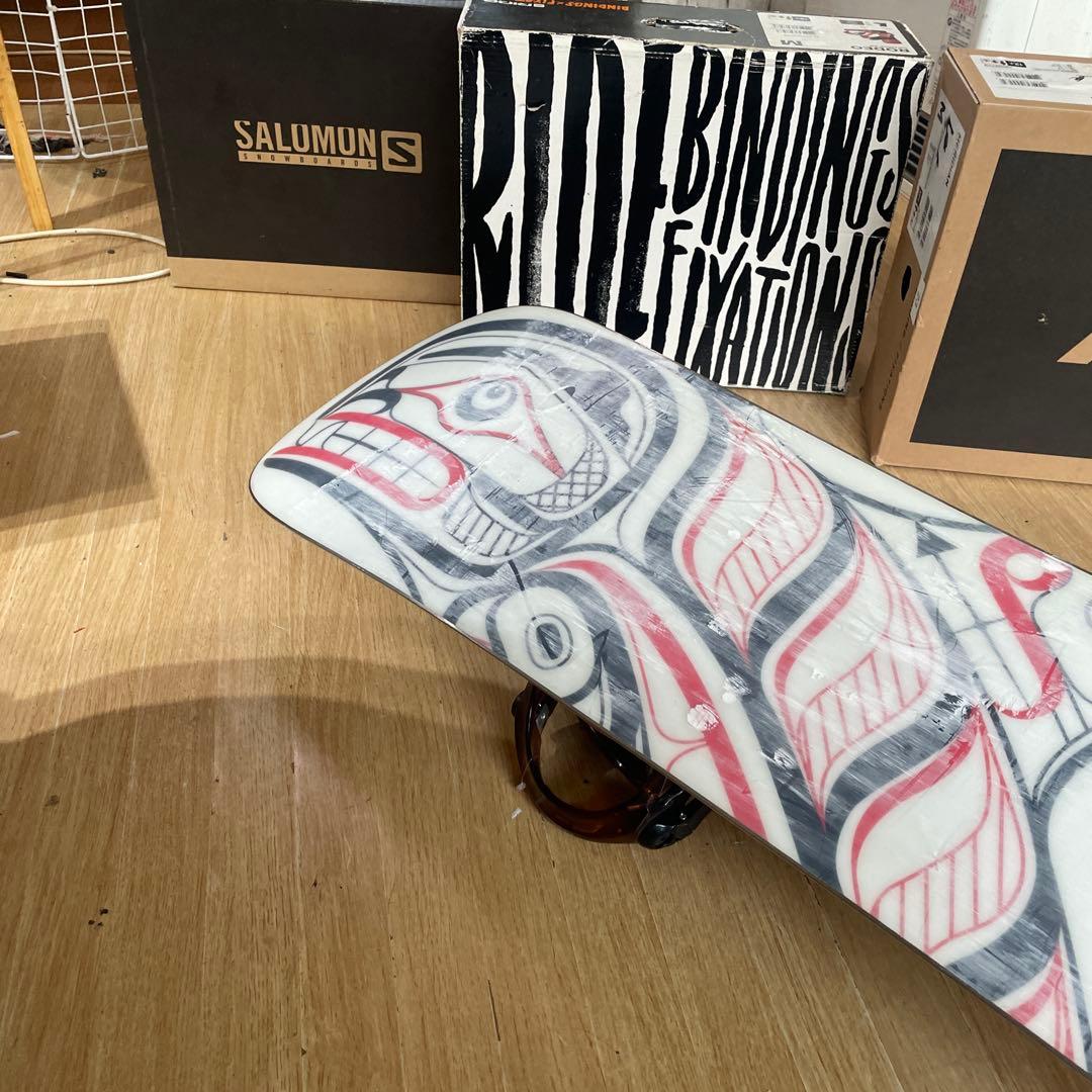 BURTON×K2　バートン　スノーボード　程度良好　バインディング付