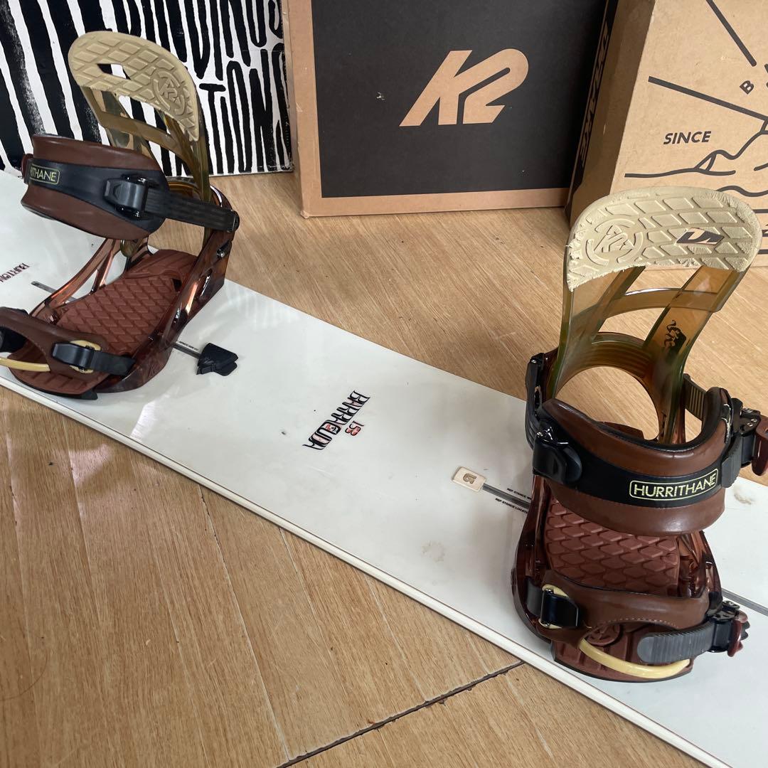 BURTON×K2　バートン　スノーボード　程度良好　バインディング付
