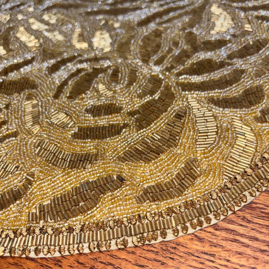 Kim Seybert キムセイベルト　プレイスマット　バーニーズ　ビーズ手仕事