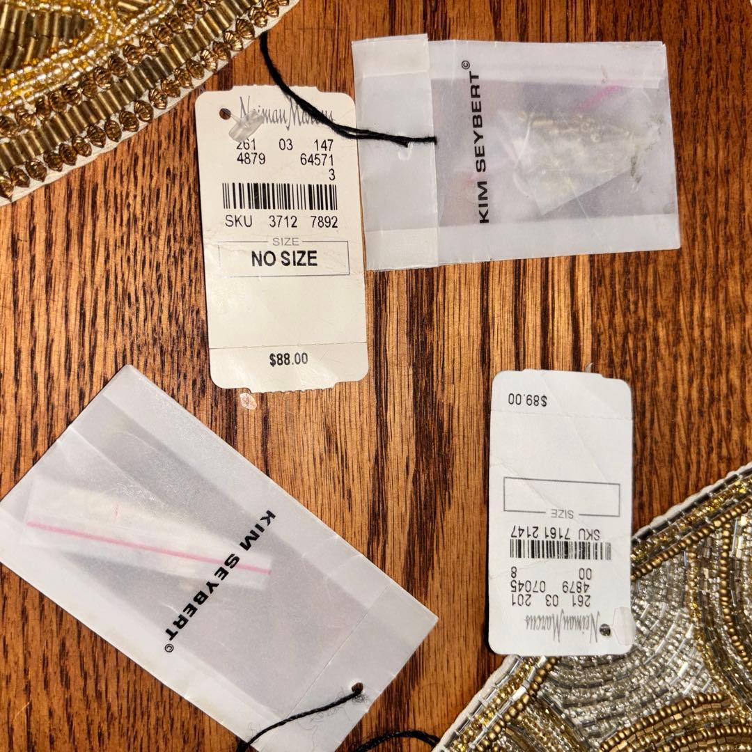 Kim Seybert キムセイベルト　プレイスマット　バーニーズ　ビーズ手仕事