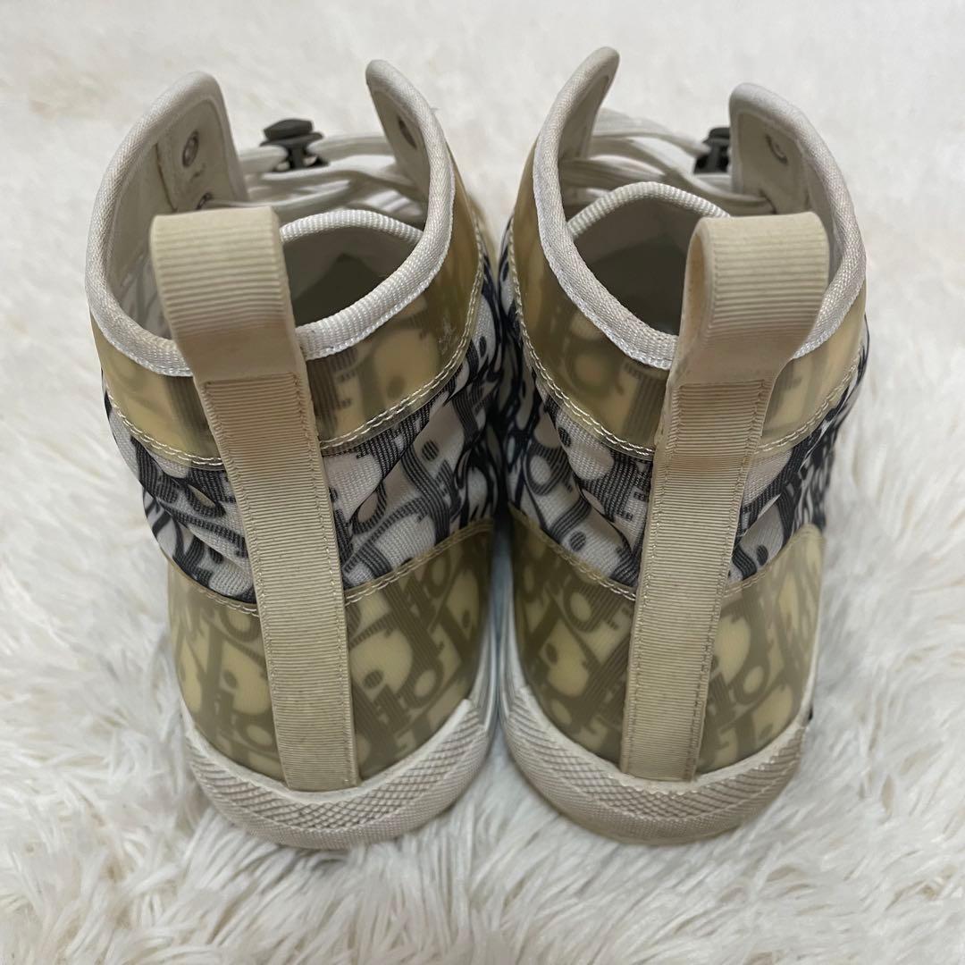 希少 ディオール オブリーク トロッター スニーカー グレー 42 メンズ