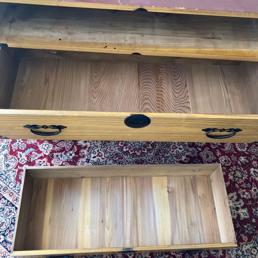 昭和レトロ 仙台箪笥 7杯 引き出し和箪笥 古家具 ビンテージ ヴィンテージ