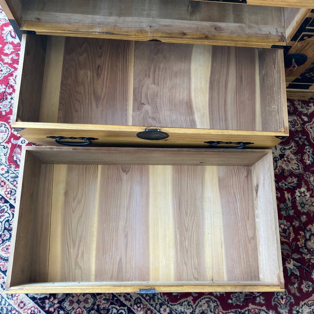 昭和レトロ 仙台箪笥 7杯 引き出し和箪笥 古家具 ビンテージ ヴィンテージ