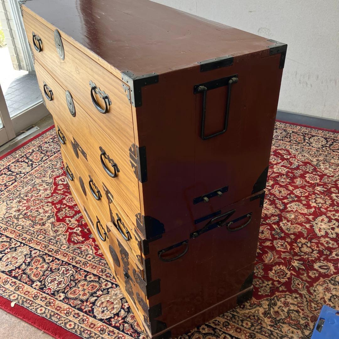 昭和レトロ 仙台箪笥 7杯 引き出し和箪笥 古家具 ビンテージ ヴィンテージ