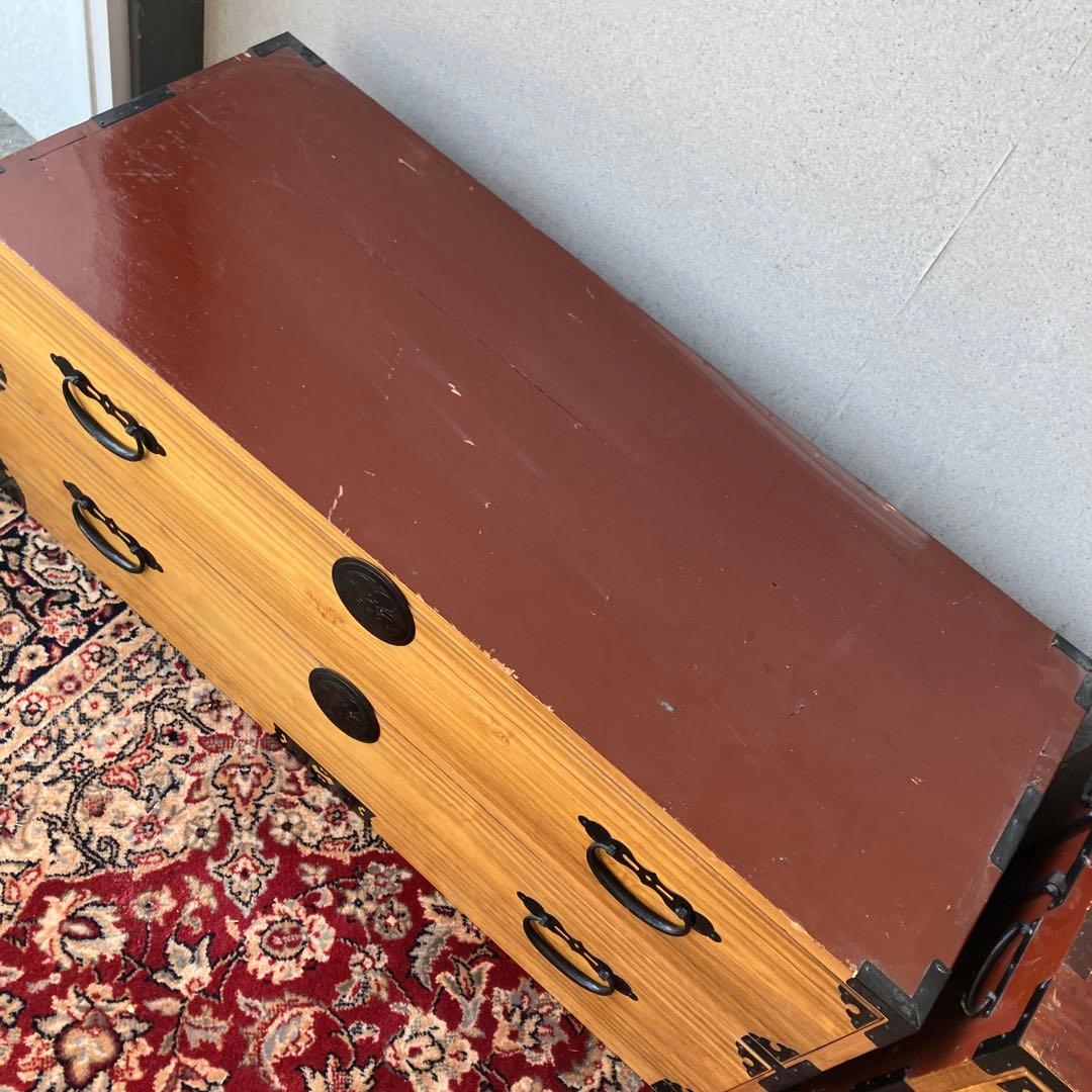 昭和レトロ 仙台箪笥 7杯 引き出し和箪笥 古家具 ビンテージ ヴィンテージ