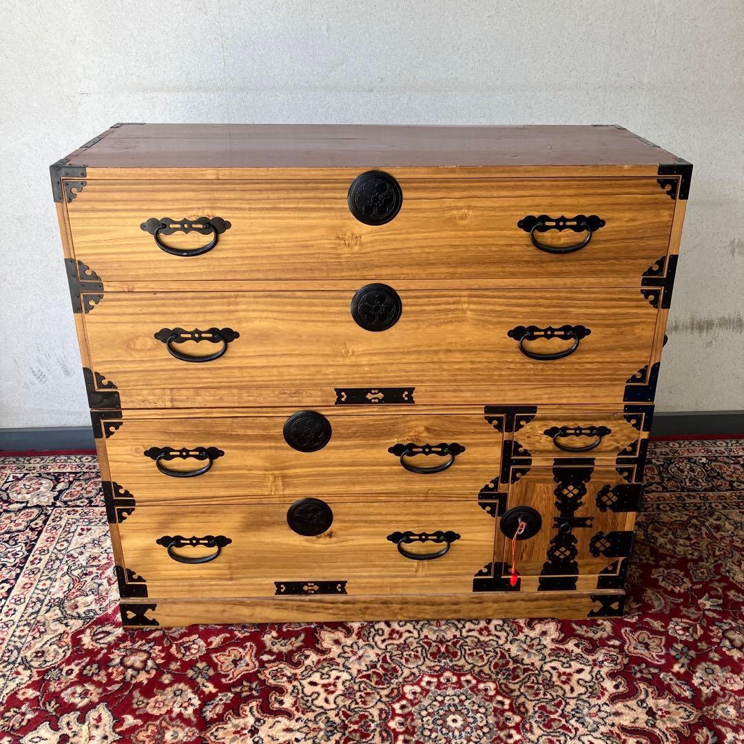 昭和レトロ 仙台箪笥 7杯 引き出し和箪笥 古家具 ビンテージ ヴィンテージ