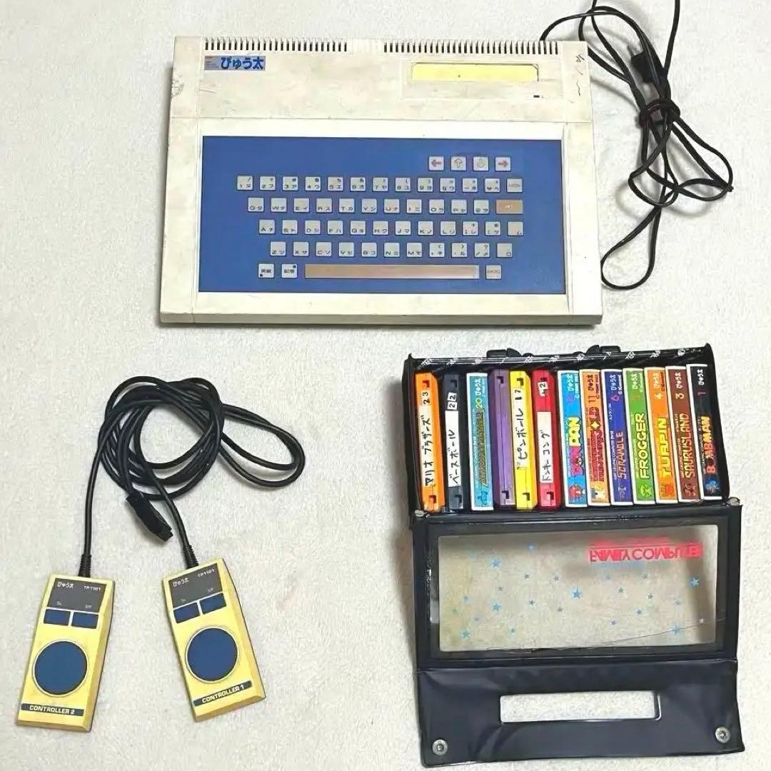 ジャンク品　トミー　ぴゅう太　カセット13個・カセットボックス・コントローラー