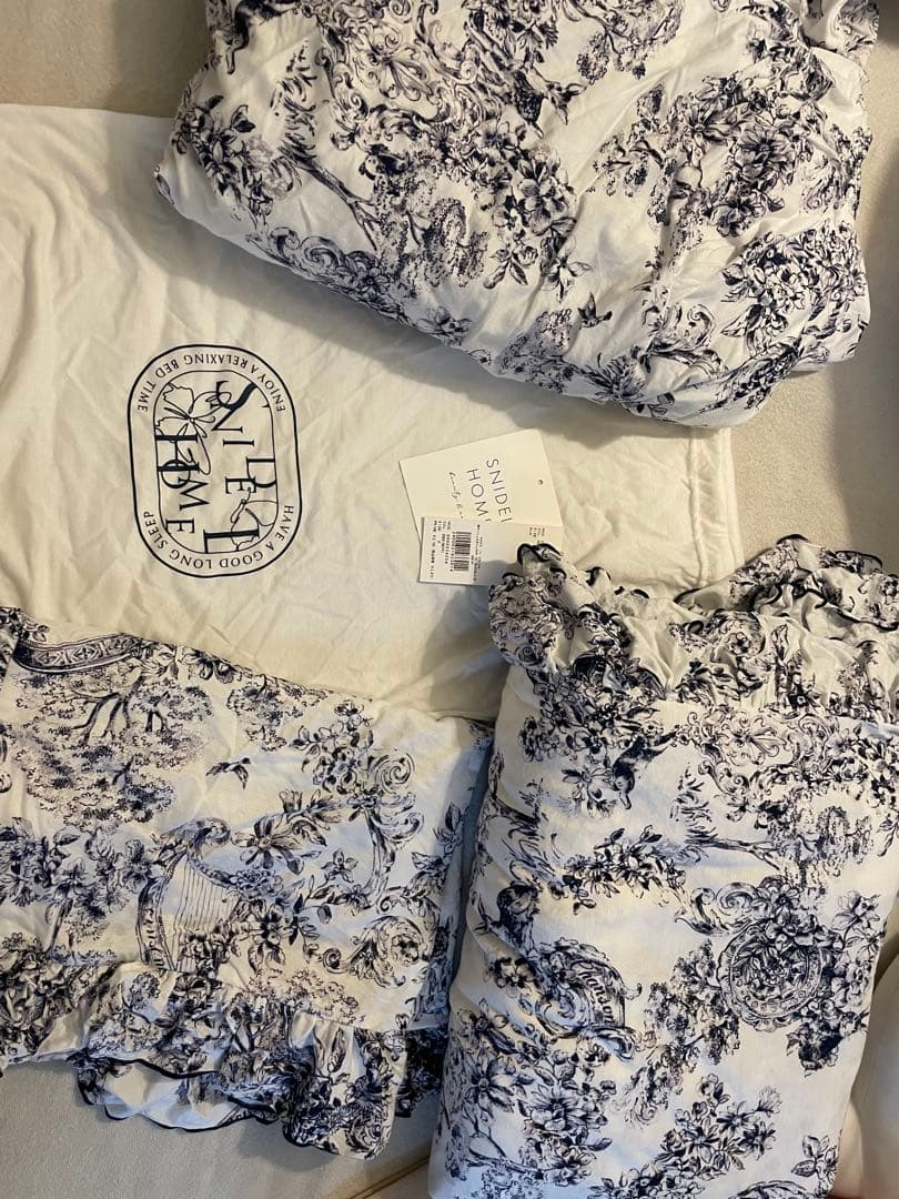 スナイデルホーム SNIDEL 寝具 トワルドジュイ ベッドカバーセット