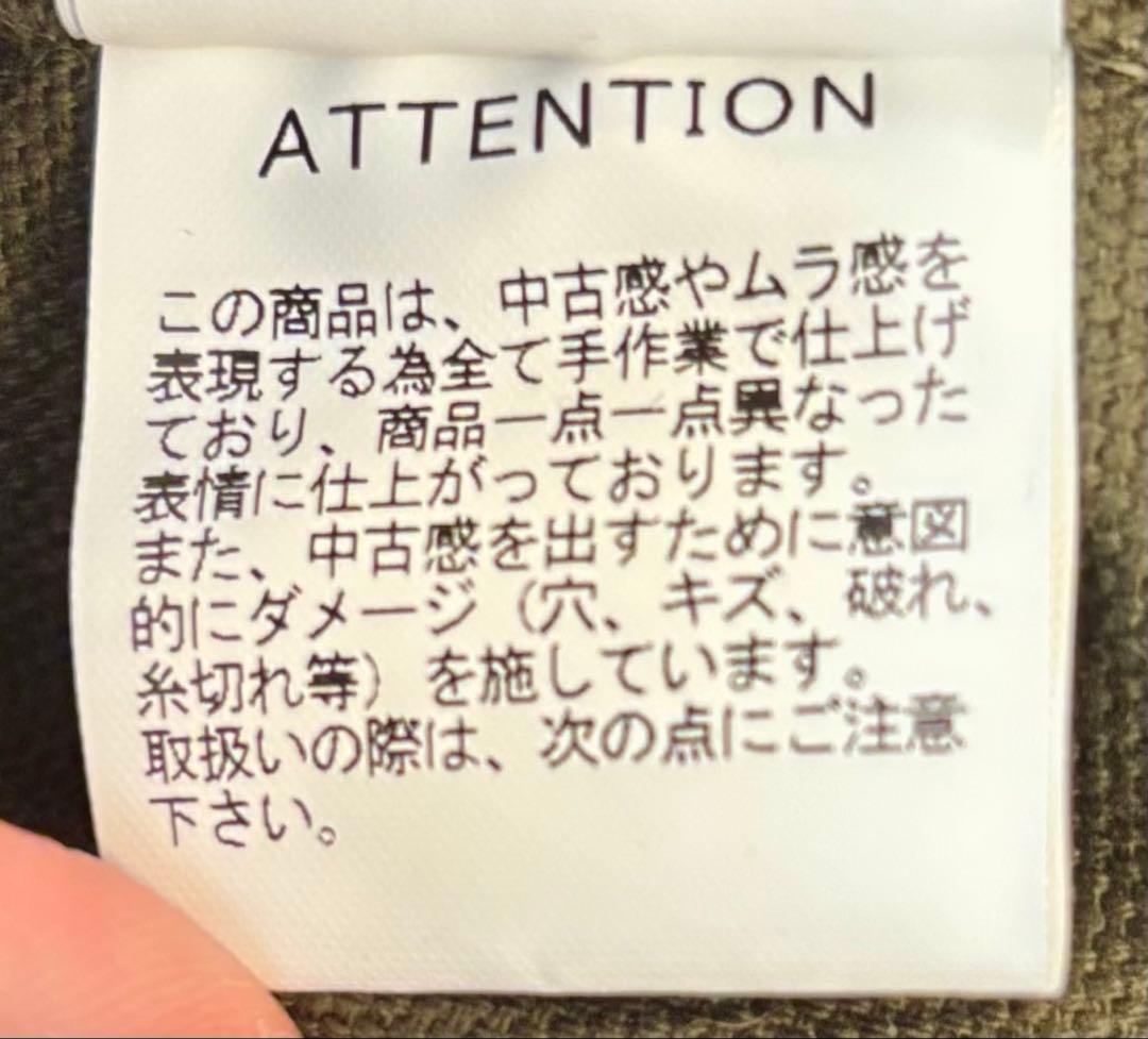 RNA サロペット オリーブグリーン M