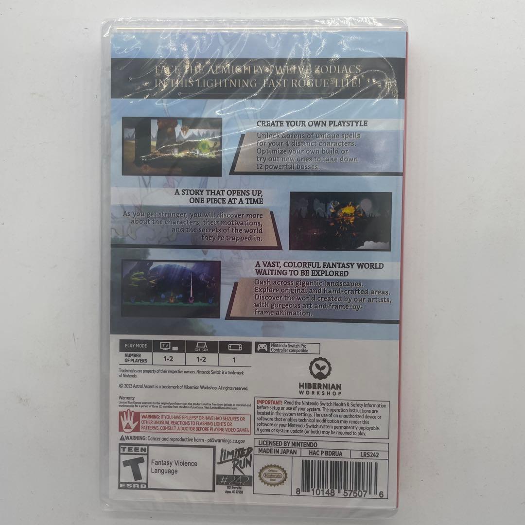 新品　Astral Ascent NINTENDO SWITCH 海外版