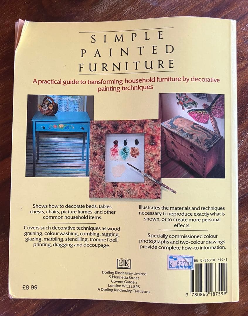 洋書「SIMPLE PAINTED FURNITURE 」