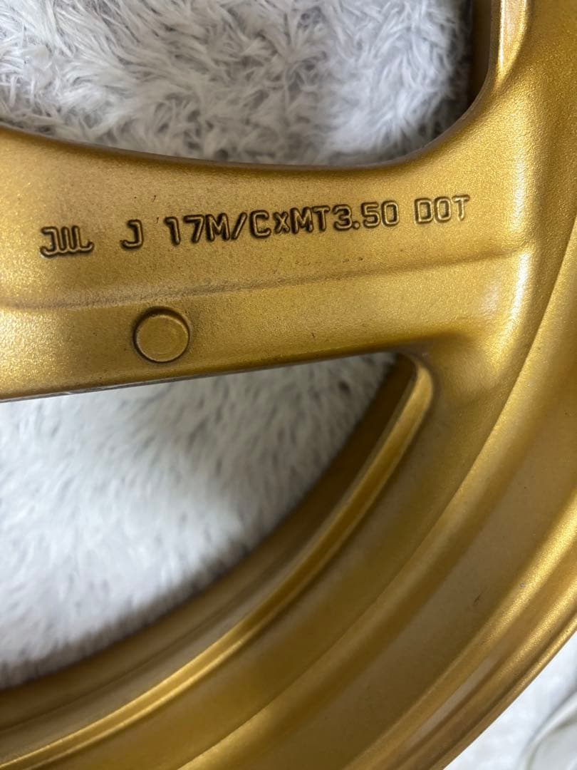 CB400SFnc39純正フロント金ホイール